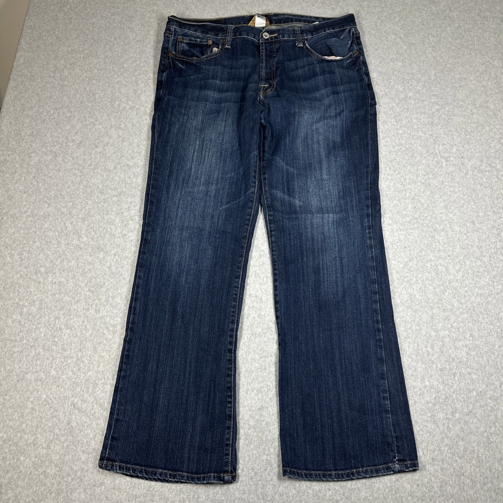 Lucky‎ Brand Y2K Slim Bootleg Jeans Men's 36 (Fits 36x31) Blue Denim Baggy Loose